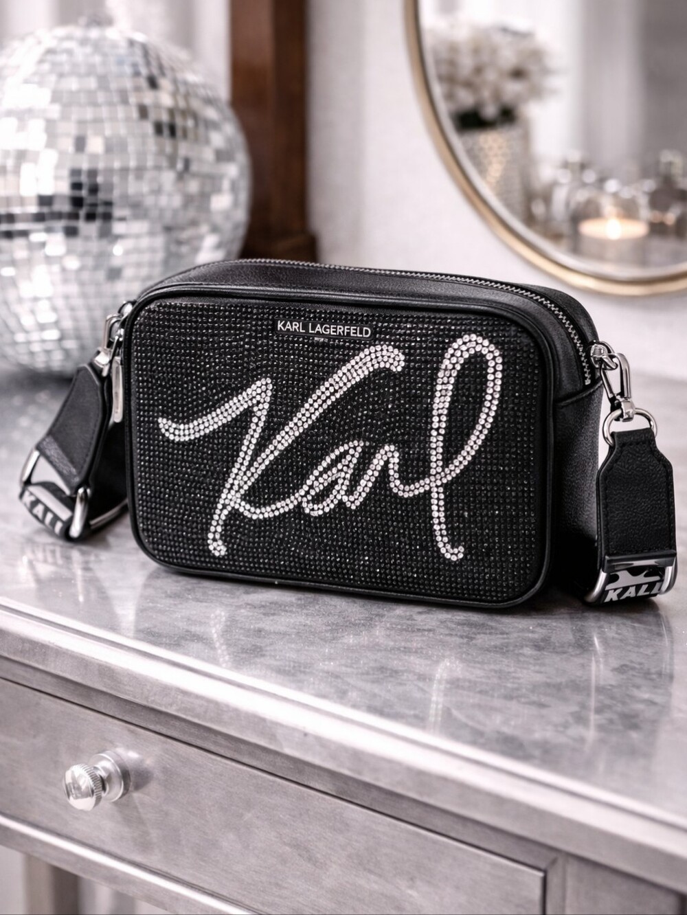 Karl Lagerfeld Paris Maybelle Crossbody Bag - NWT - Picture 1 of 12